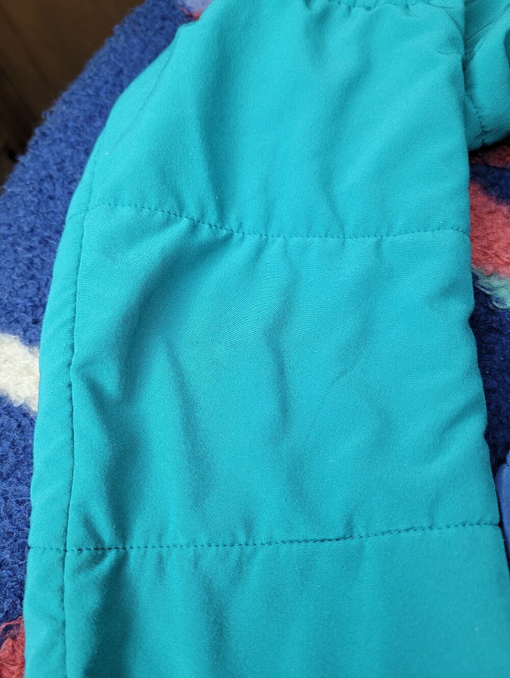 Patagonia Pack In Jacket Womens Large Borealis Green Blue Full Zip - Picture 4 of 8